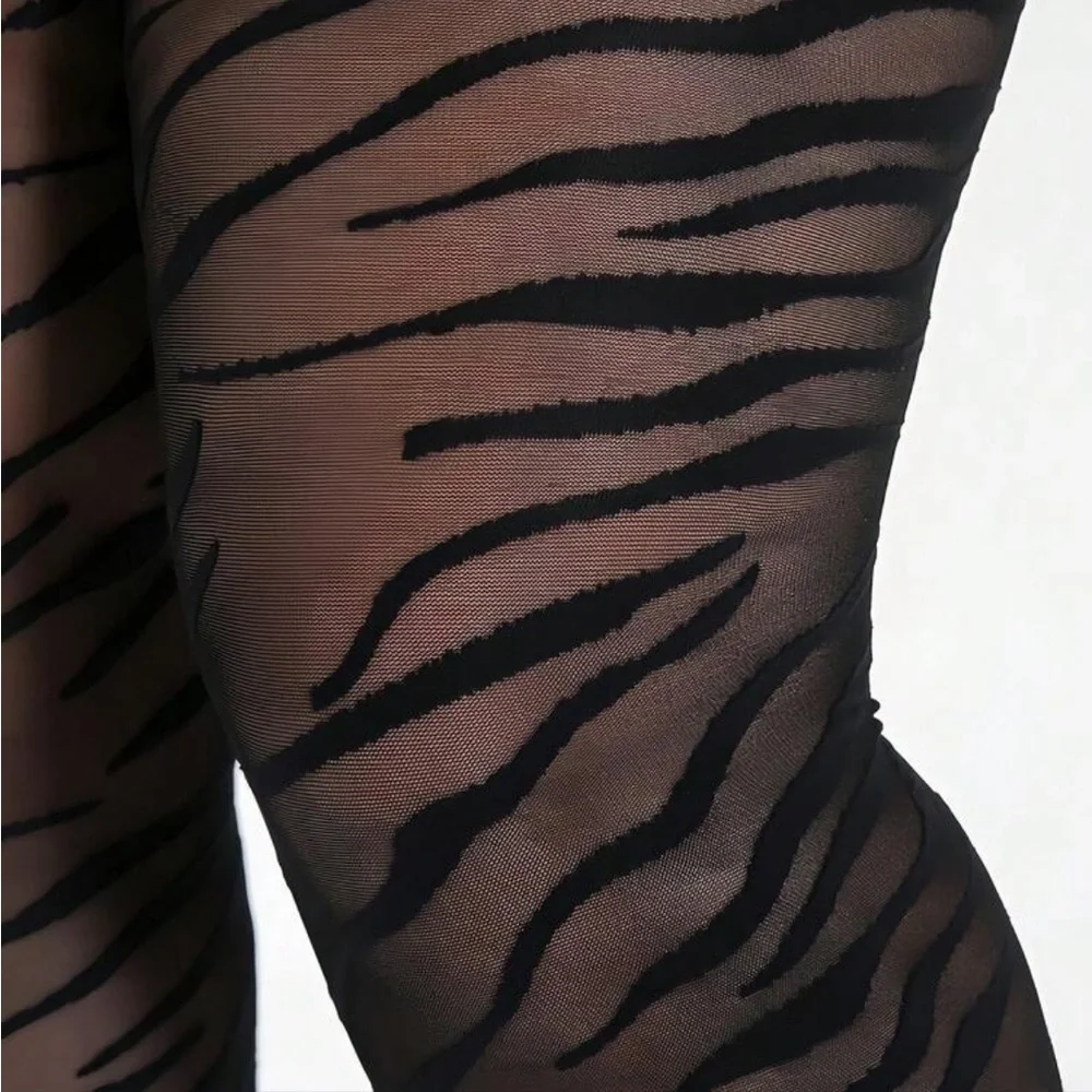 Zebra Print High Waist Tights NEW 🏷️